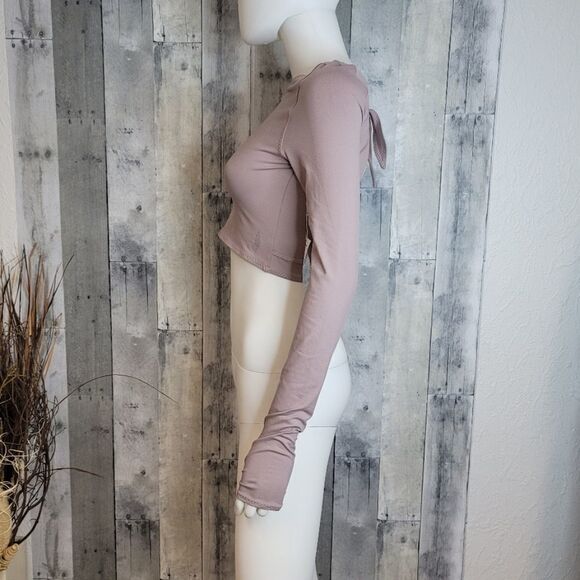 FREE People Very Prarie Layer Top In Mauve. - Picture 5 of 12